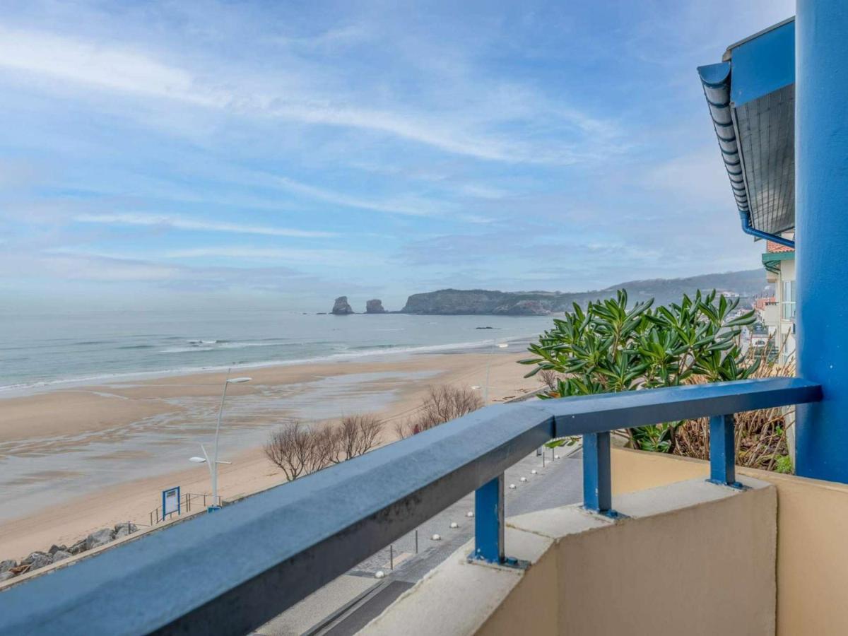 Appartement Rustique Face A La Mer A Hendaye Avec Balcon - Fr-1-2-294 Zewnętrze zdjęcie